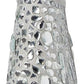 Steve Madden Vayle Feminino com Strass, Salto Carretel, Bico Fino, Botas de Cano Curto, Prateadas, Tamanho 7 M