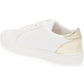 Tênis Steve Madden Ravia em Branco/Prata Tamanho 7