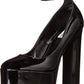 Steve Madden Skyrise Plataforma Feminino Preto Tamanho 6 M