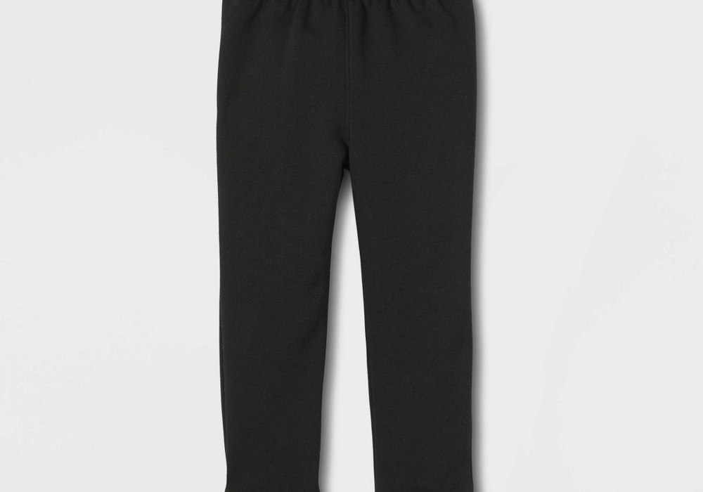 Calças de lã para meninos Cat &amp; Jack Toddler, pretas, tamanho 2T