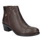 Botas femininas Easy Street Bean Ankle Boots Marrom Tamanho 6 M
