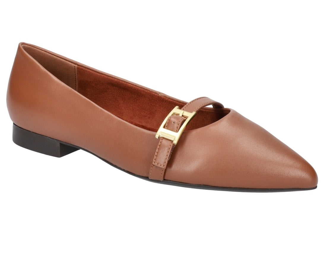 Bella Vita Evanna Bico Fino Feminino Marrom Tamanho 7,5W