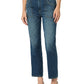 Calça jeans feminina Hudson Jeans Hudson Remi com perna reta e tornozelo, azul, tamanho 31