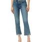 Calça jeans feminina Hudson Jeans Barbara cintura alta Bootcut Crop Azul Tamanho 31