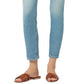 Calça jeans super skinny feminina Barbara de cintura alta Hudson Jeans, azul, tamanho 25