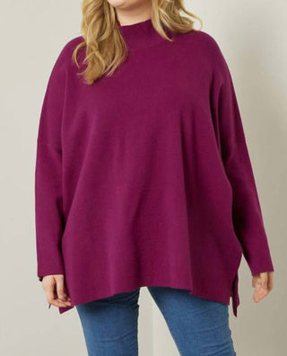 Entro - Mock Neck Sweater Top