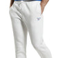 Calça de moletom Reebok Identity Classic Fit Fleece Masculina Branca Tamanho X-G