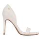 Calvin Klein Metino Scarpin Feminino Branco Tamanho 5 M