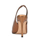 Nine West Sapatos Femininos Feather Slingback Bronze Tamanho 7,5 M