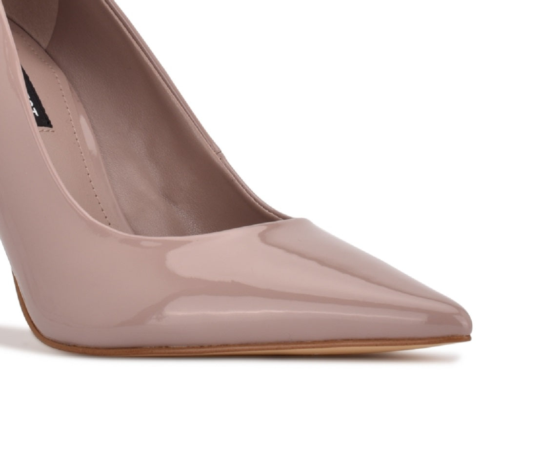 Sapato de bico fino Nine West Fresh feminino rosa tamanho 8,5 M