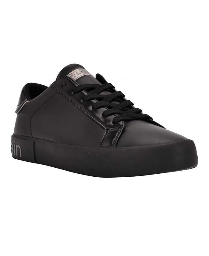 Tênis Calvin Klein Reon Casual Masculino com Cadarço Preto Tamanho 12 M