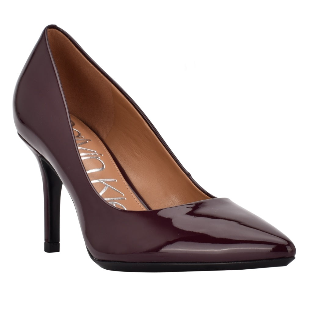 Calvin Klein Gayle Scarpin Feminino Bico Fino Vermelho Tamanho 7,5 M