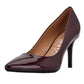 Calvin Klein Gayle Scarpin Feminino Bico Fino Vermelho Tamanho 7,5 M