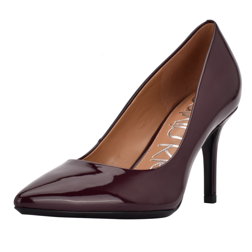 Calvin Klein Gayle Scarpin Feminino Bico Fino Vermelho Tamanho 7,5 M