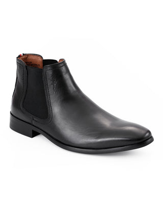 Tommy Hilfiger Syler Slip On Botas Chelsea Masculinas Pretas Tamanho 11,5 M
