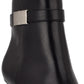 Calvin Klein Sarity Botas Femininas Bico Fino Preto Tamanho 9,5M
