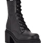 Bota de combate feminina Nine West Juna preta tamanho 5 M