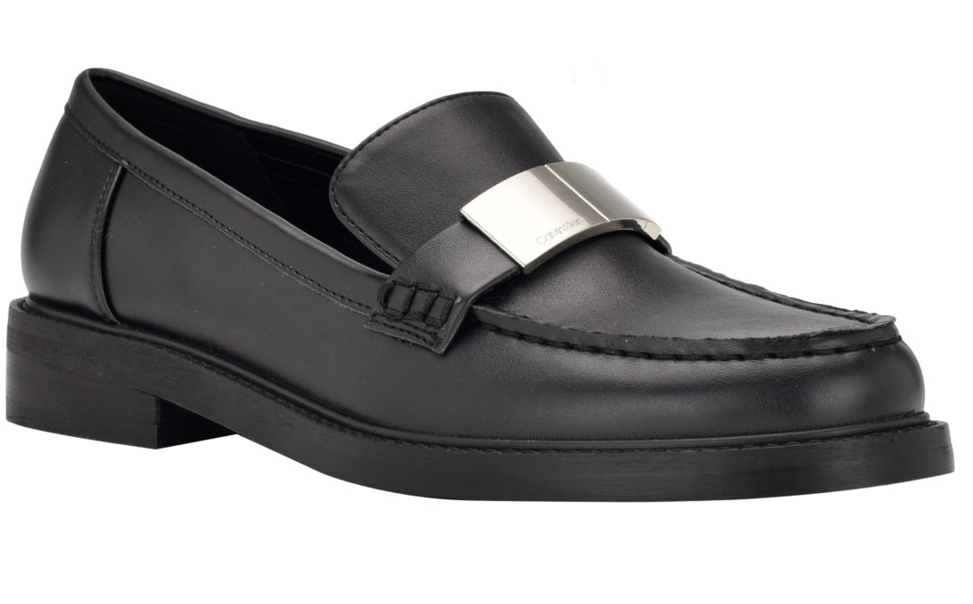 Calvin Klein Gerona Classic Mocassim Feminino Preto Tamanho 10 M