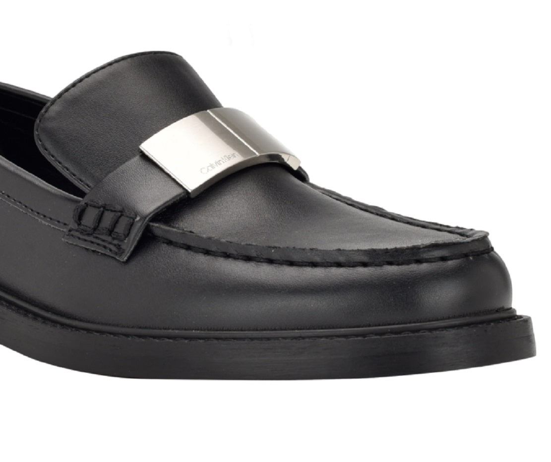 Calvin Klein Gerona Classic Mocassim Feminino Preto Tamanho 10 M