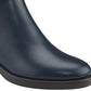Tommy Hilfiger Imiera Faux Leather Ankle Boot Feminino Azul Tamanho 6 M