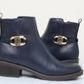 Tommy Hilfiger Rainah Duck Booties Feminino Azul Marinho Tamanho 6