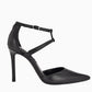 Calvin Klein Dentel Scarpin Feminino Bico Fino Preto Tamanho 7 M