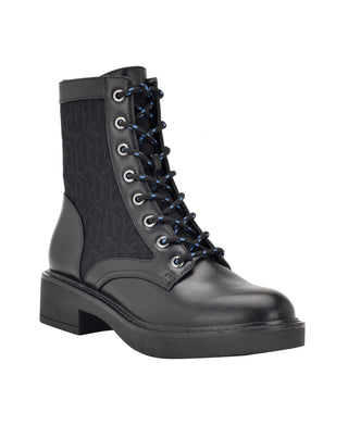 Tommy Hilfiger Taiki Combat Boot Feminino Preto Tamanho 7 M