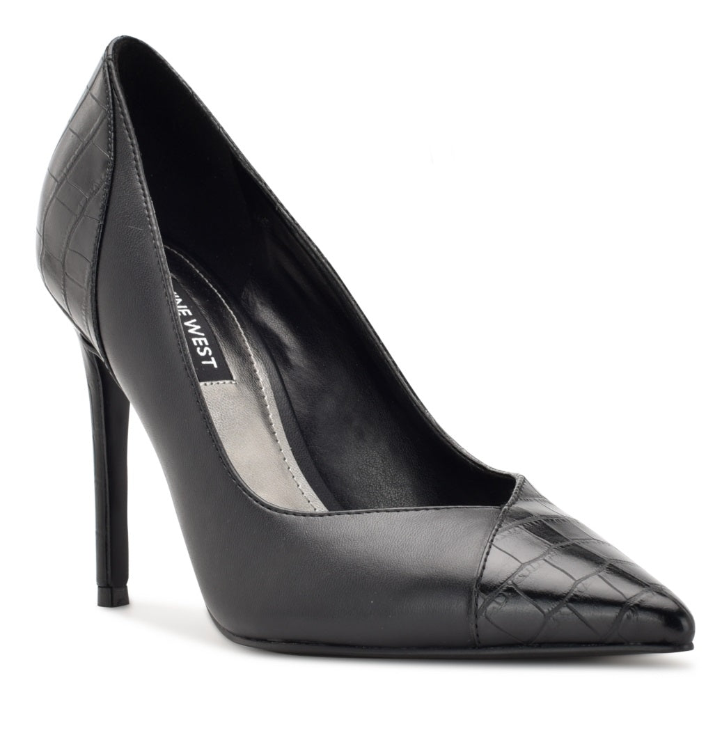 Nine West Flava Scarpin Feminino Bico Fino Preto Tamanho 6 M