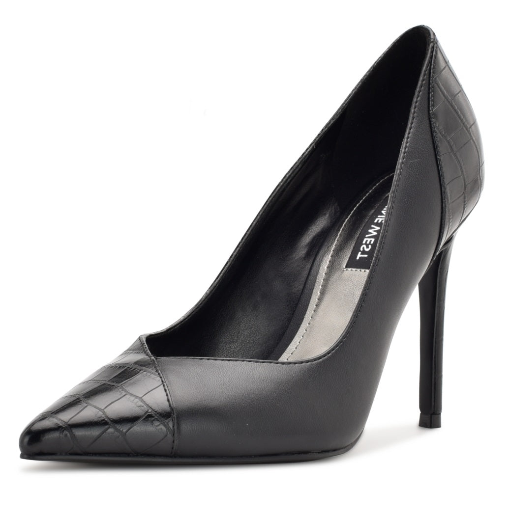 Nine West Flava Scarpin Feminino Bico Fino Preto Tamanho 6 M