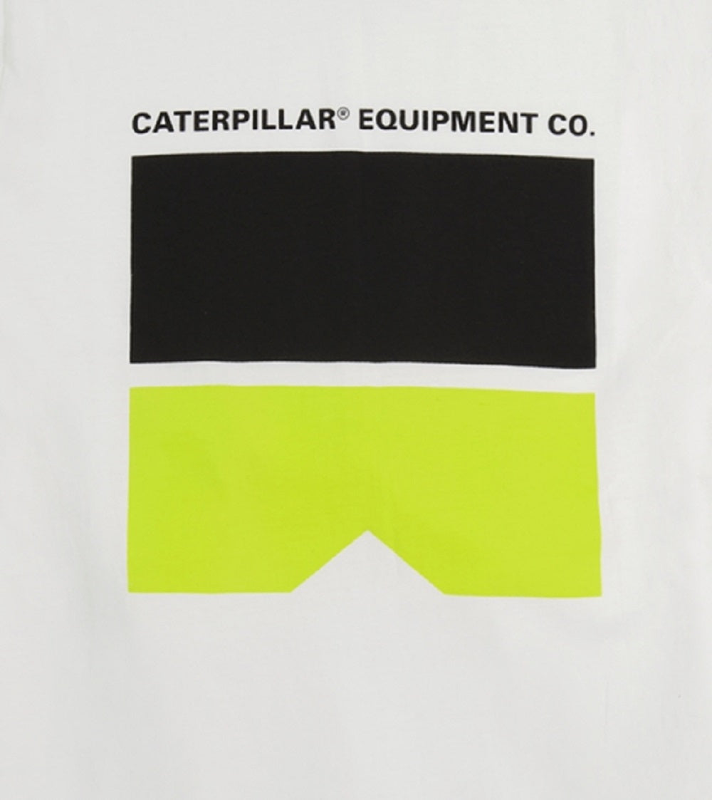 Camiseta Caterpillar Connect Blocks Masculina Preta Tamanho XX-G