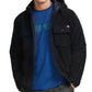 Jaqueta de trabalho com capuz ativa masculina Caterpillar preta