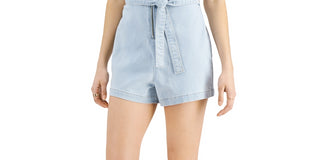 Macacão infantil com babados Tinseltown Junior, azul, tamanho X-S