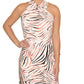 Vestido longo feminino Rachel Roy com alça cruzada, branco, tamanho pequeno