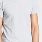 E agora esta camiseta masculina texturizada tingida espacialmente cinza tamanho XX-G
