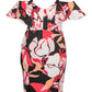 Vestido Marcella com babados e bainha para mulheres Rachel Roy, vermelho, tamanho 22W