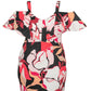 Vestido Marcella com babados e bainha para mulheres Rachel Roy, vermelho, tamanho 24W