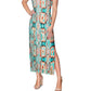 Vestido longo cruzado feminino Rachel Roy, verde, tamanho médio