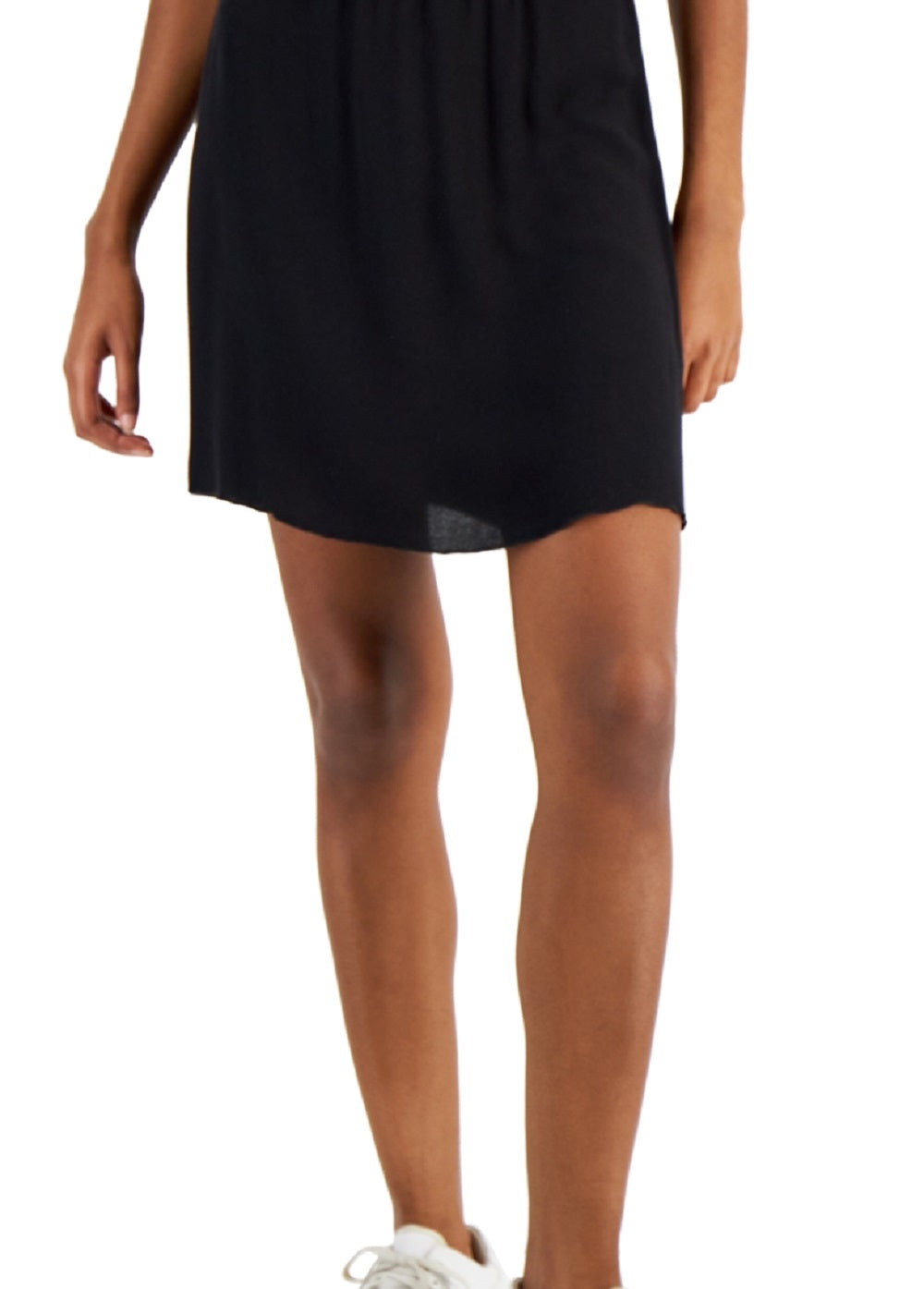 Saia com acabamento em picot Love, Fire Junior, preta, tamanho pequeno