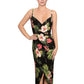 Vestido feminino Rachel Roy Bree com frente cruzada, preto, tamanho extrapequeno