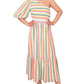 Vestido longo Tove One Shoulder da Rachel Roy para mulheres, bege, tamanho 14
