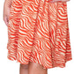 Vestido feminino Rachel Roy Nova com recorte lateral, laranja, tamanho X-S