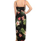 Vestido longo com estampa falsa e estampa Bree plus size Rachel Roy feminino, verde, tamanho 24W