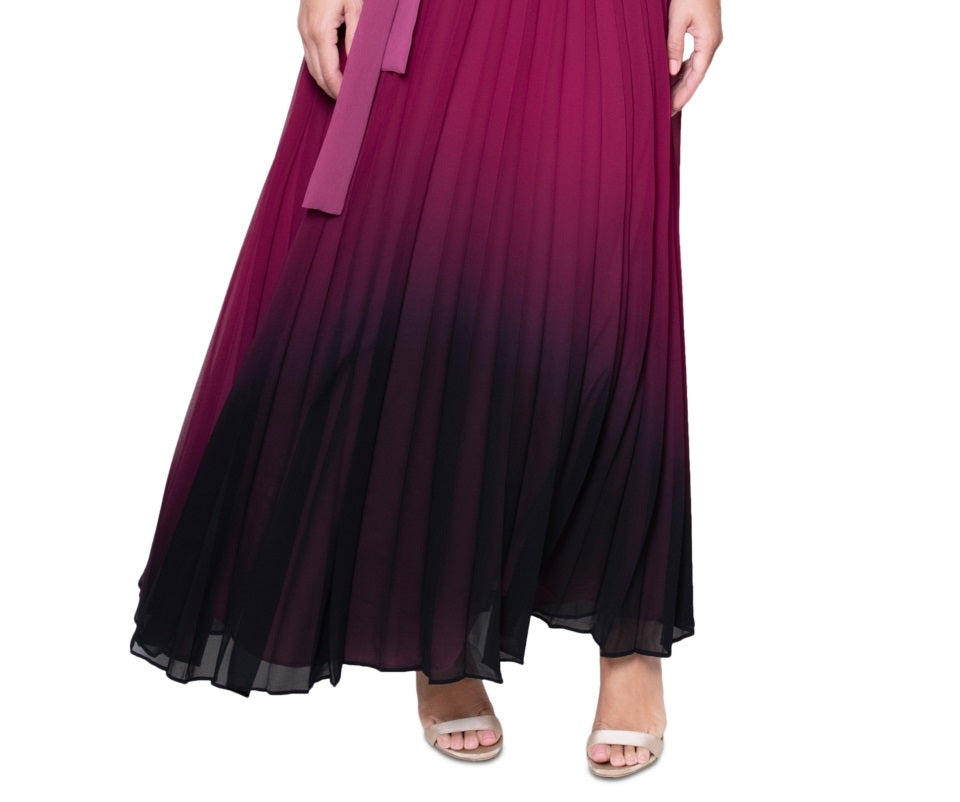 Vestido Feminino RACHEL Rachel Roy Fahari Ombre Chiffon Rosa Tamanho 4
