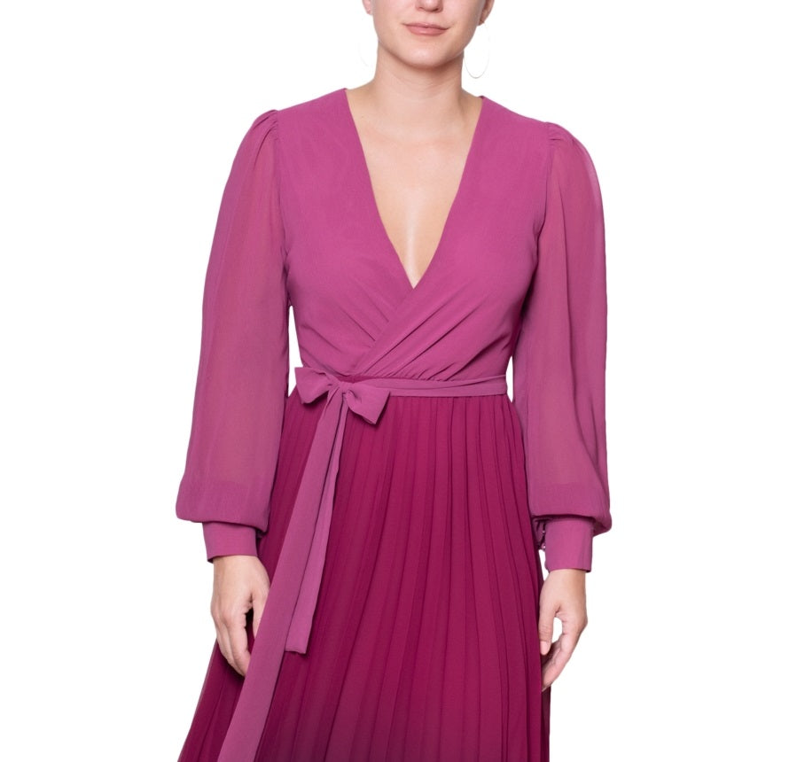 Vestido longo longo RACHEL Rachel Roy feminino, rosa, tamanho 8