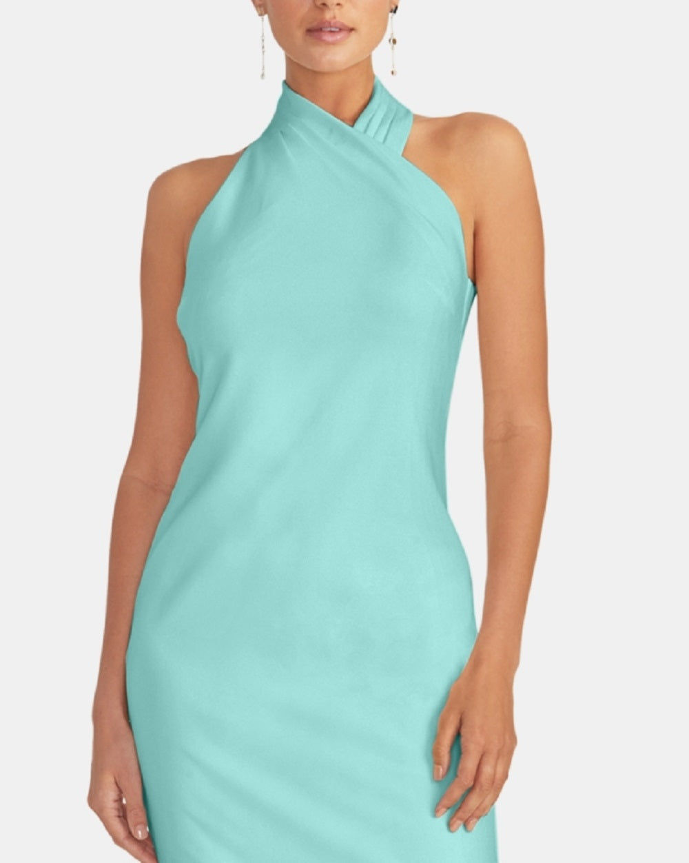 Vestido justo feminino Rachel Roy verde tamanho grande