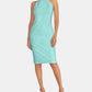 Vestido justo feminino Rachel Roy verde tamanho grande