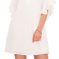Vestido feminino Vince Camuto com mangas esvoaçantes, branco, tamanho grande