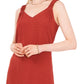 Vestido longo feminino Vince Camuto com decote em V e bolinhas, laranja, tamanho grande