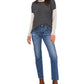 Suéter Vince Camuto Colorblock Feminino Cinza Tamanho P