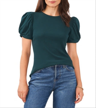 1.STATE Camiseta feminina de manga bufante em pinho ponderosa, tamanho médio